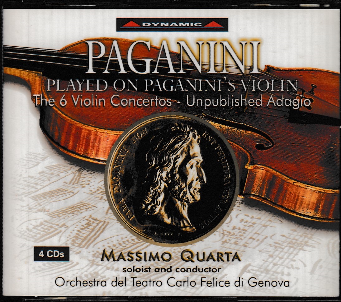 Massimo Quarta的帕格尼尼小提琴協奏曲全集