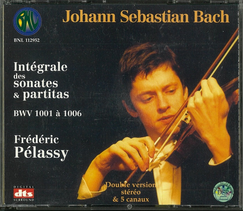 Federic Pelassy拉奏巴哈小提琴無伴奏全集