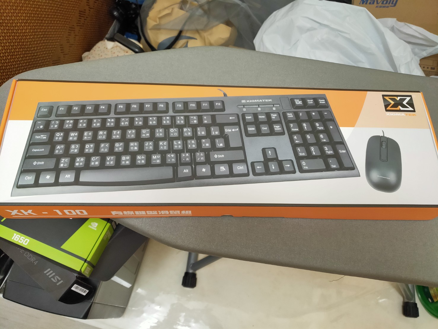 [交換] XIGMATEK鍵盤滑鼠組VX-100