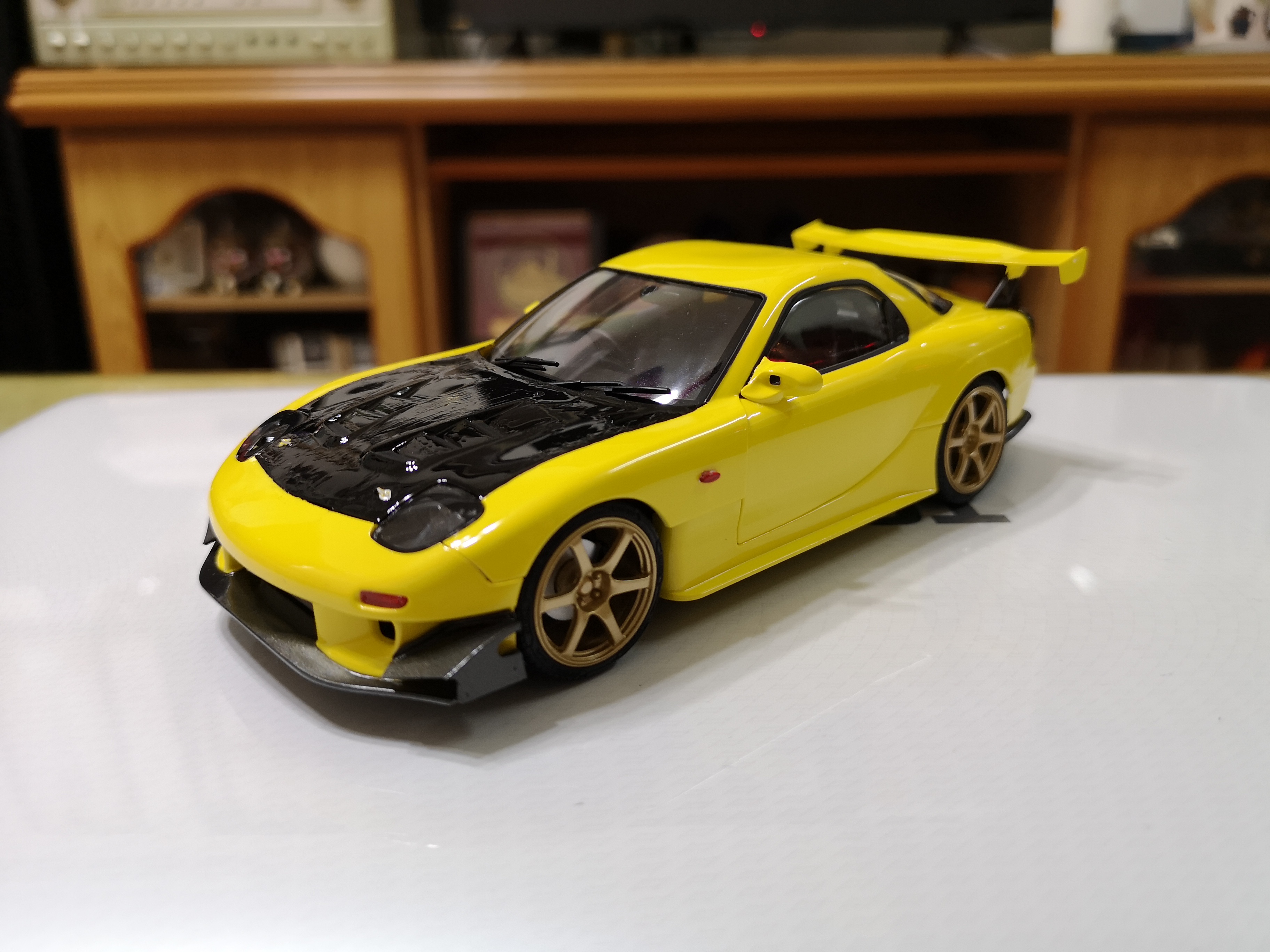 作品分享 1 24 高橋啟介rx7 最終式樣 模型技術與資訊哈啦板 巴哈姆特