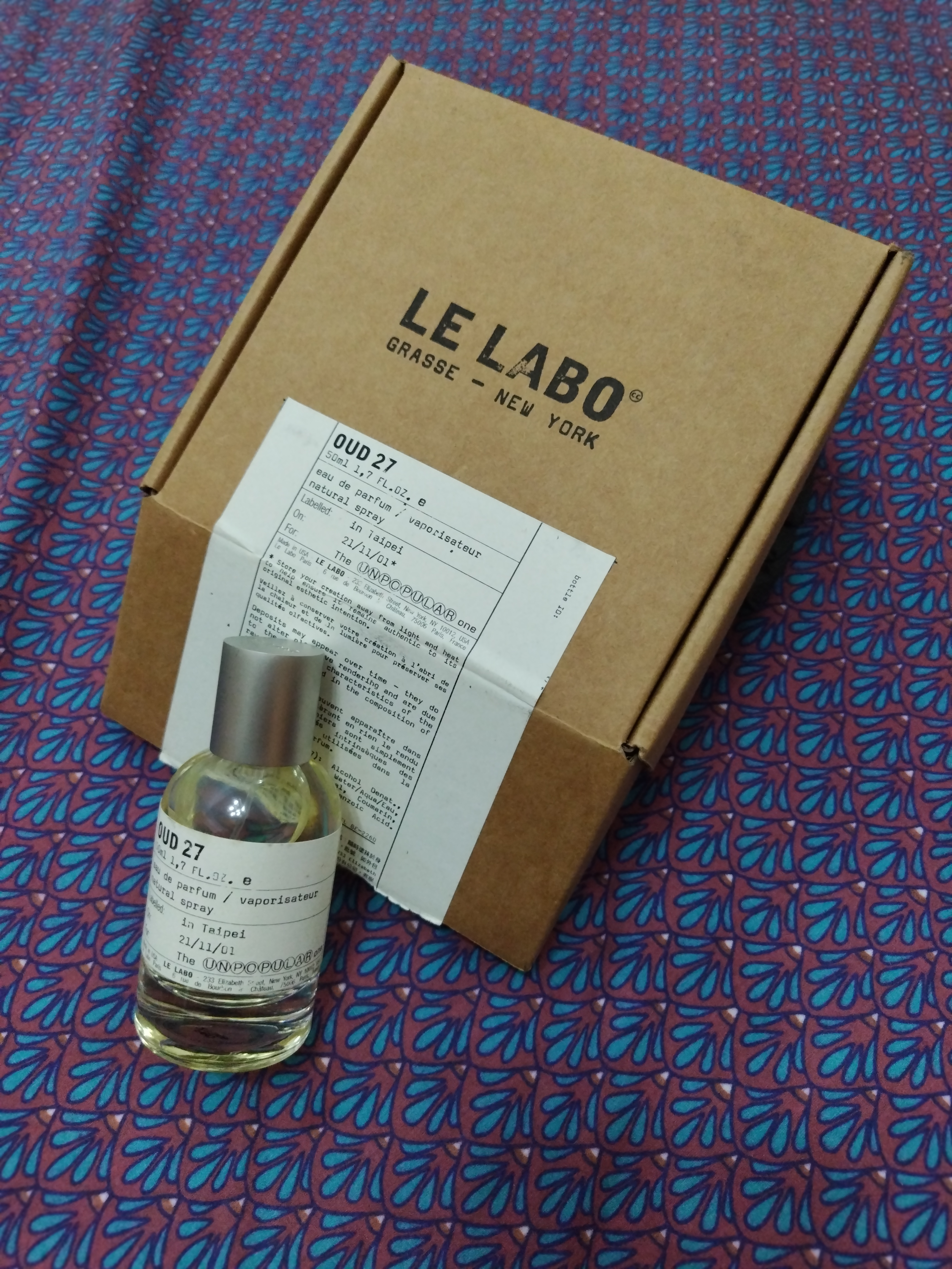 [心得] LE LABO: Oud 27